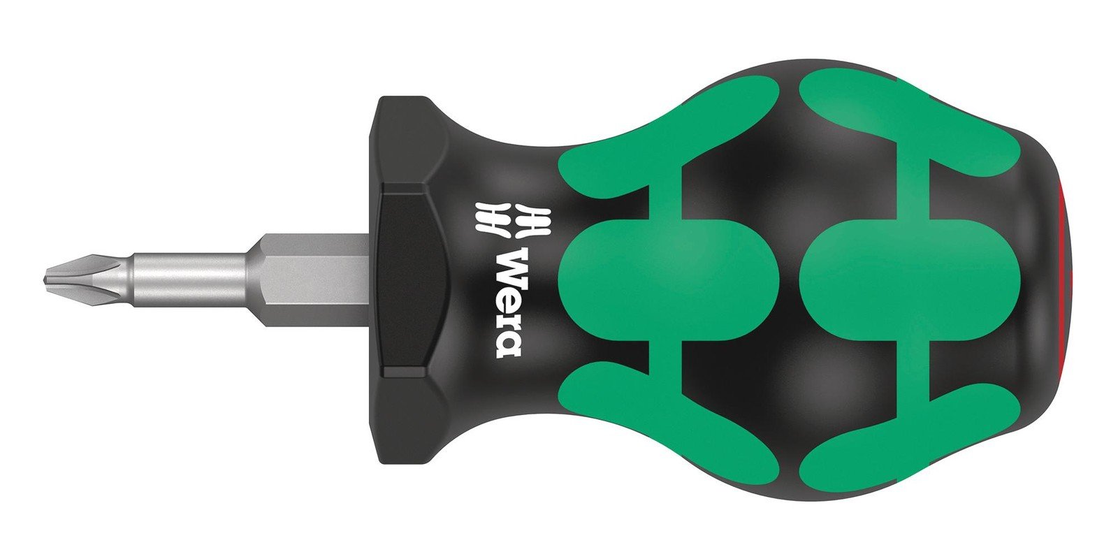 Wera 350 Stubby Ph 1 X 25 Mm Phillips Screwdriver, Ph1, 79Mm