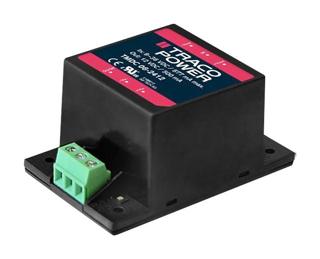 Traco Power Tmdc 06-2411 Dc-Dc Converter, 5.1V, 1.2A