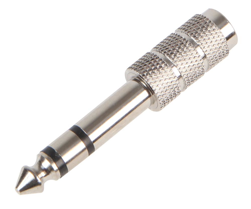 Pro Signal Psg08558 Jack Adaptor, St, 3.5 To 6.35, Metal