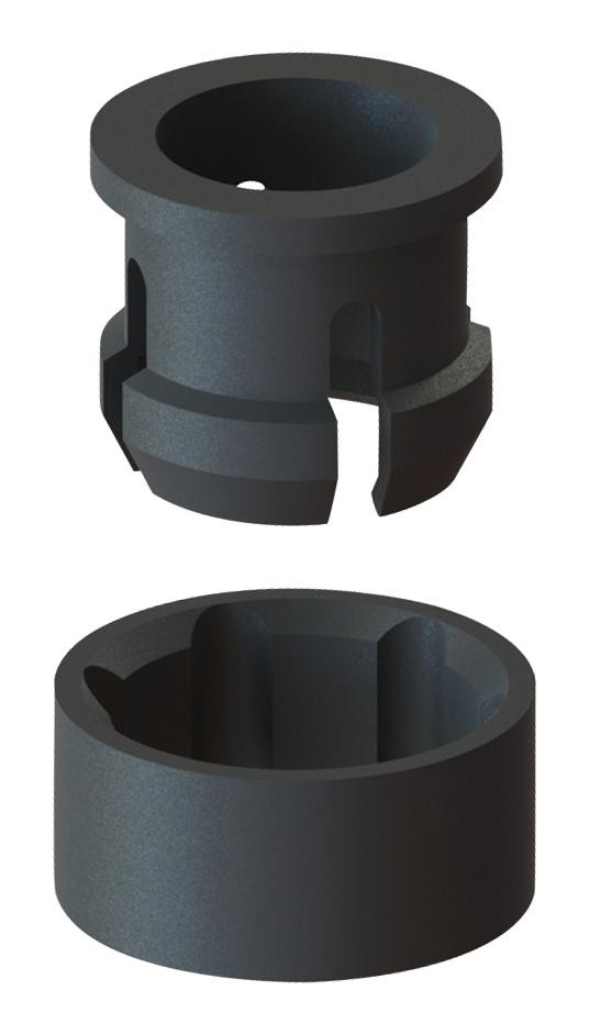 Essentra Components Ledcr-104 Fasteners, Clip