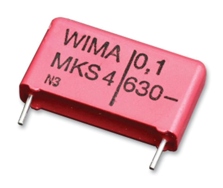 Wima Mks0C031000C00Kssd Cap, 0.1Îf, 63V, 10%, Pet