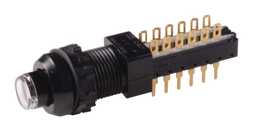 C&k Components F8Ueetb Pb Switch, 8Pdt, 0.5A, 125Vac, Pcb