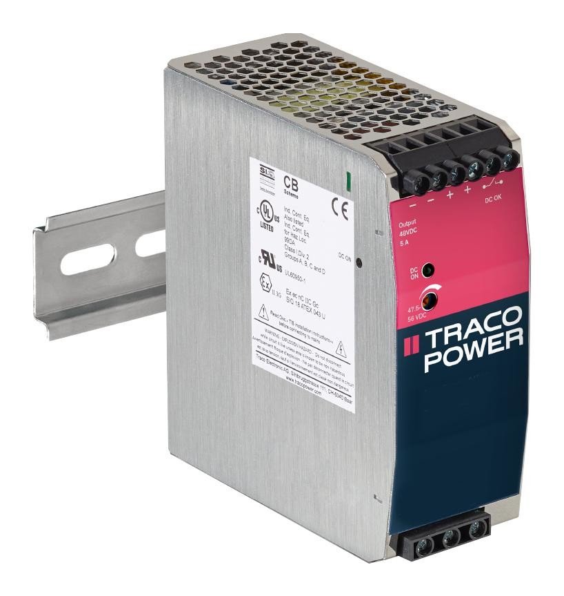 Traco Power Tib 240-148 Ex Power Supply, Ac-Dc, 48V, 5A