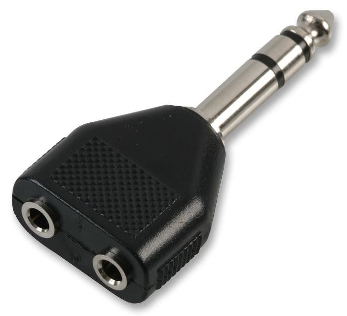 Pro Signal Psg02741 Jack Adaptor, 2X 3.5 Mono To 1/4 St