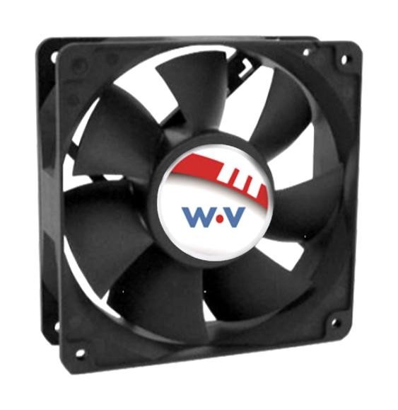 Wakefield Thermal Dc1203812L2B-2T0 Axial Fan, 120Mm, 12Vdc, 101.4Cfm, 38Dba