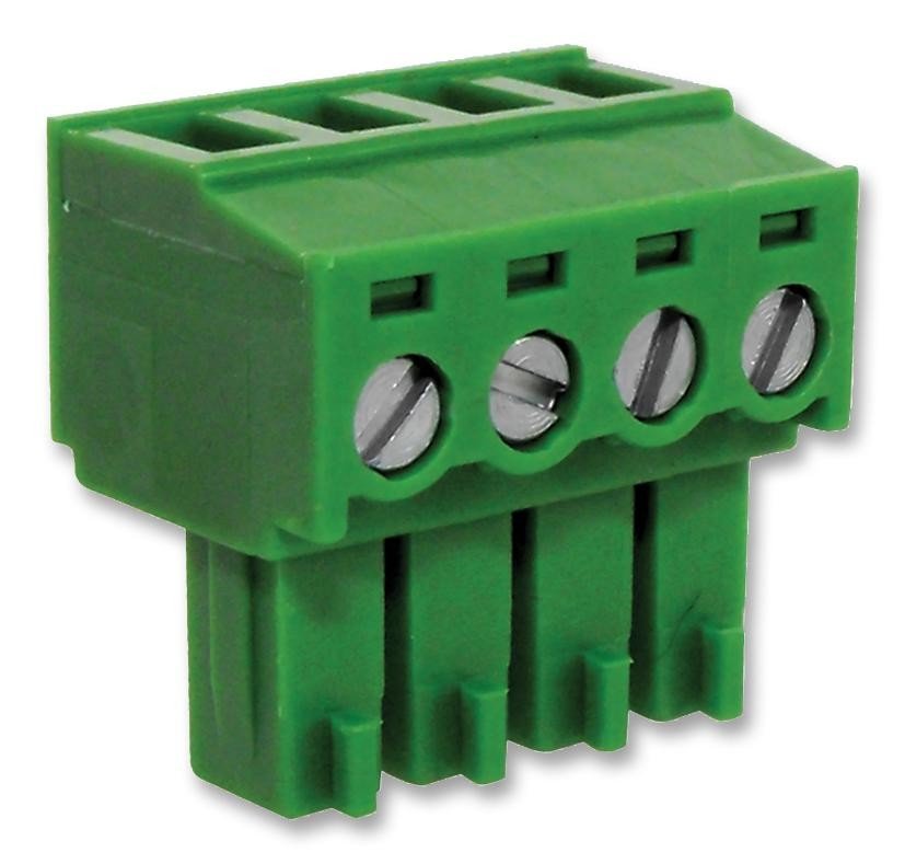 Camdenboss Ctb92He/4 Terminal Block, Pluggable, 4Pos, 16Awg