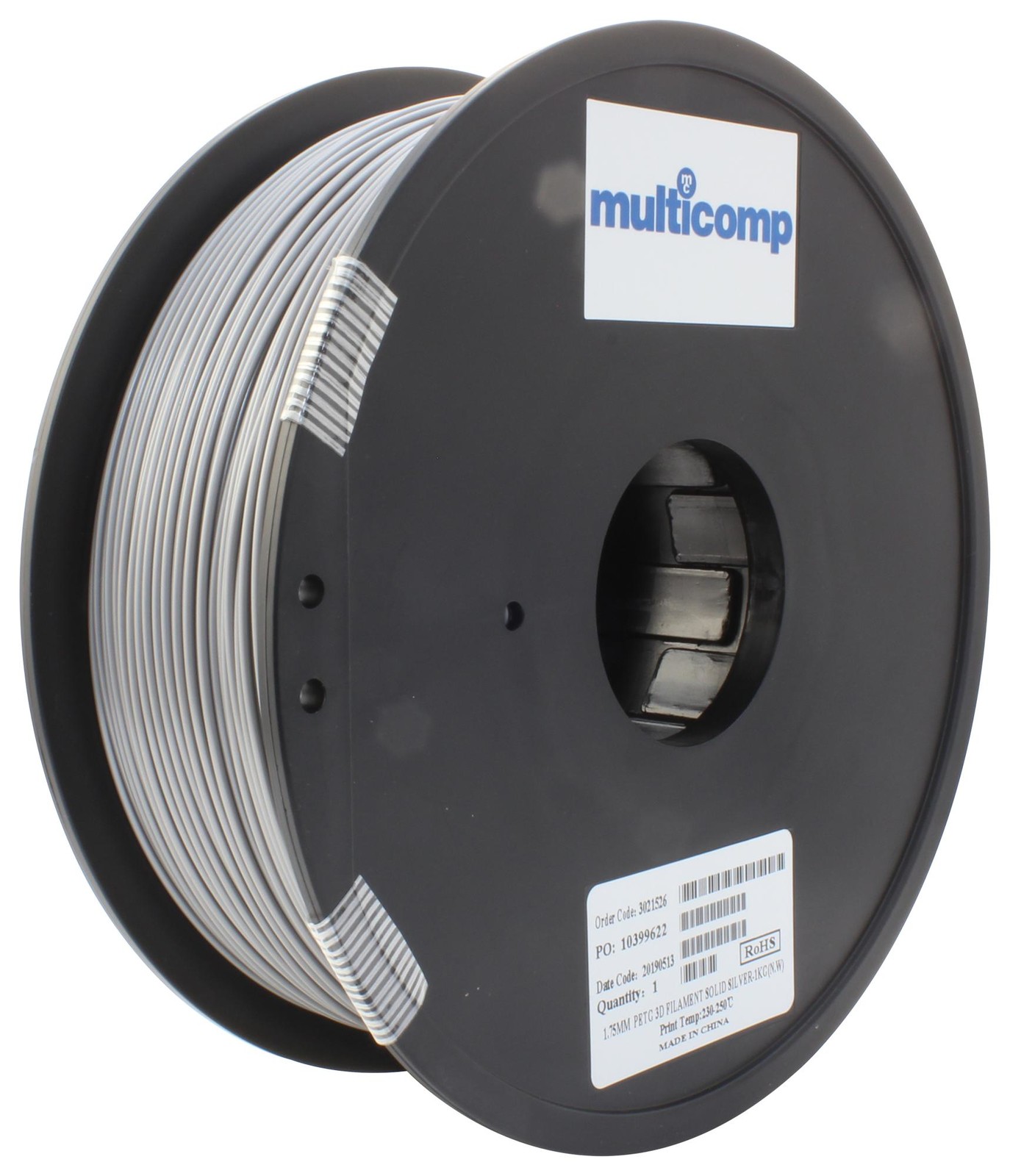 Multicomp Mc011472 3D Printer Filament, Petg, 1.75Mm