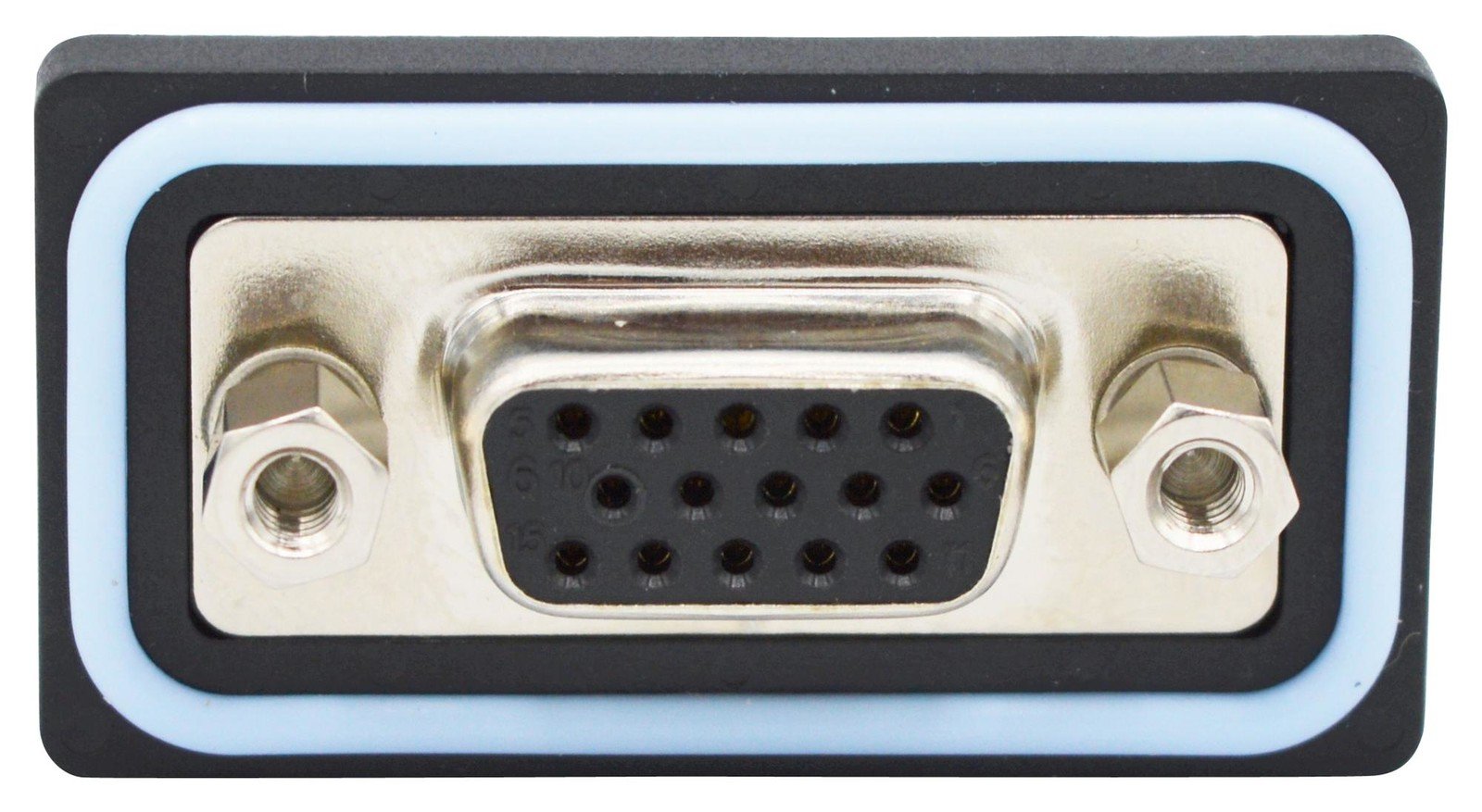 Norcomp Hdf-V15-213L011 Hd-D Sub Conn, Rcpt, De, 15Pos, Solder