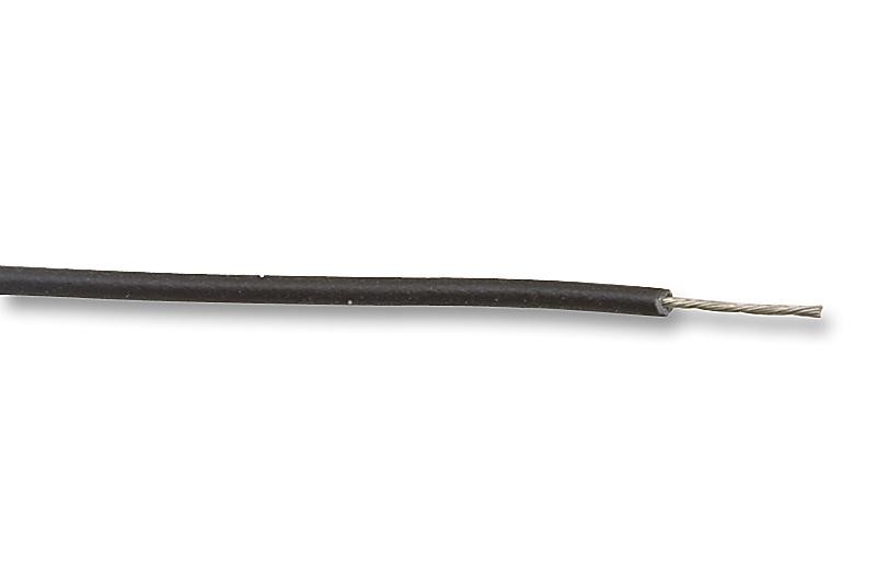 Alpha Wire 1858/19 Bk001 Hook-Up Wire, 1.23Mm2, Black, 305M