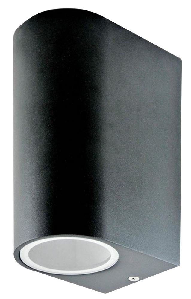 V-Tac 7509 Vt-7652 Wall Light Sleek Round Black Gu10