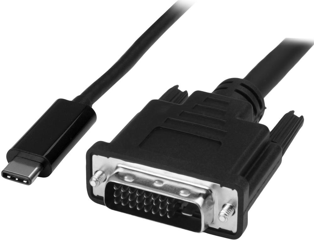 Startech Cdp2Dvimm2Mb Adapter, Usb-C To Dvi-D Male, 2M