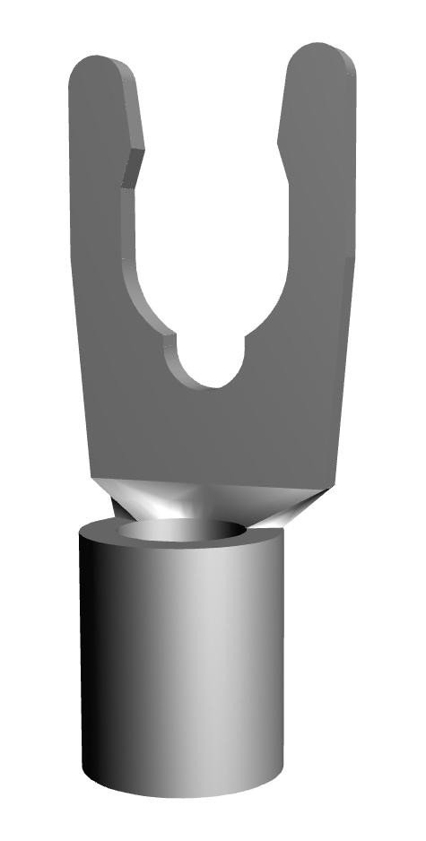 Amp - Te Connectivity 53836-2 Terminal, Spring Spade, #10