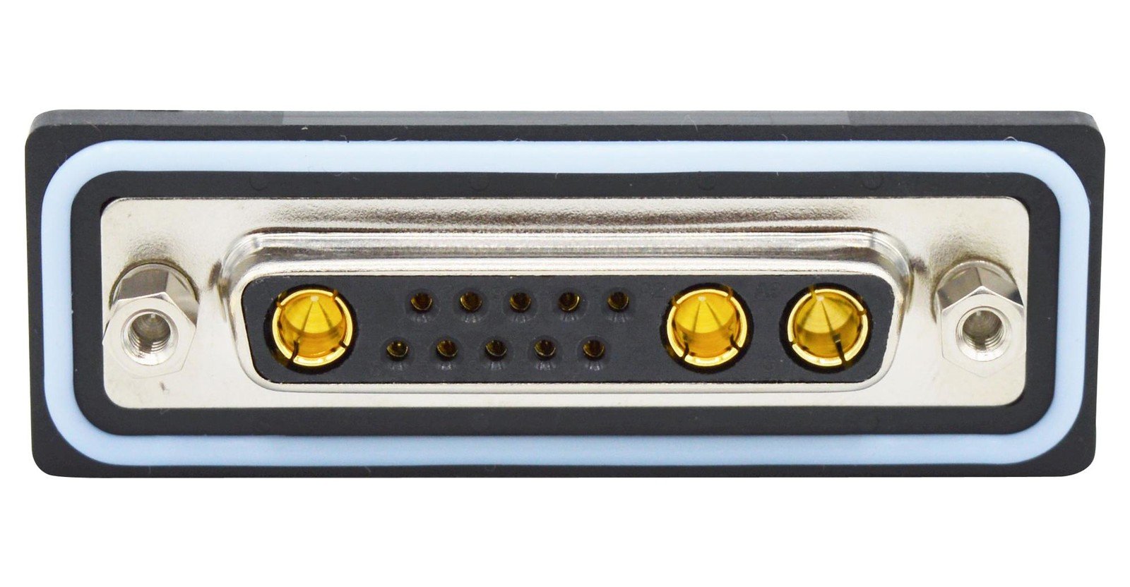 Norcomp Cdfs13W3203L211 Combo D-Sub Conn, Rcpt, Db-13W3, Panel