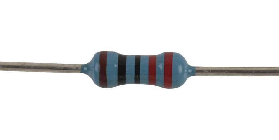 Multicomp Pro Mcmf0W4Ff2200A50 Metal Film Resistor, 220 Ohm, 250Mw, 1%