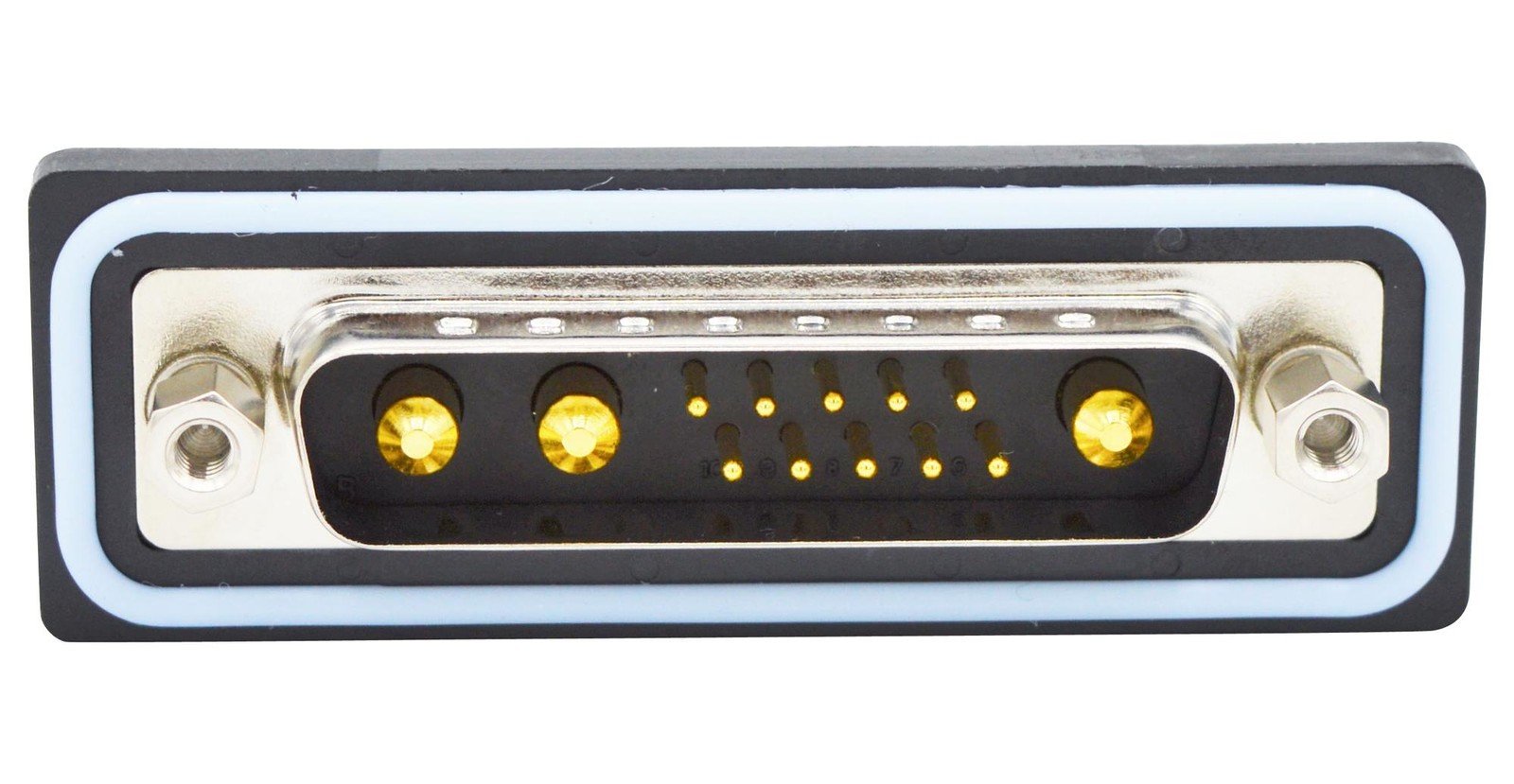 Norcomp Cdfv13W3113L411 Combo D-Sub Conn, Plug, Db-13W3, Solder