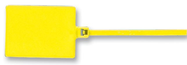 Panduit Plf1Ma-C4Y Cable Tie, Marker, Yellow, Pk100