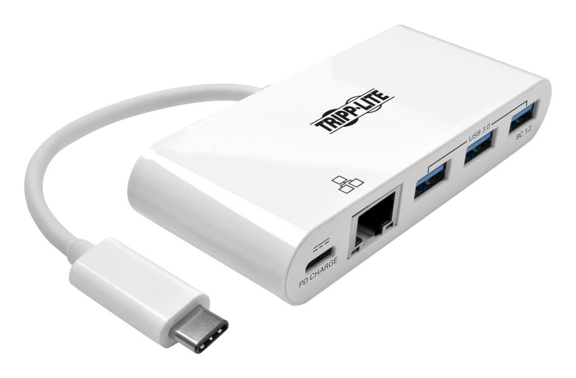 Eaton Tripp Lite U460-003-3Ag-C Usb Hub W/lan & Pd, 5-Port, Bus Powered