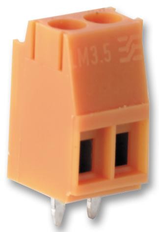 Weidmuller Lm3.5/02/90 3.2 Terminal Block, Wire To Brd, 2Pos, 14Awg