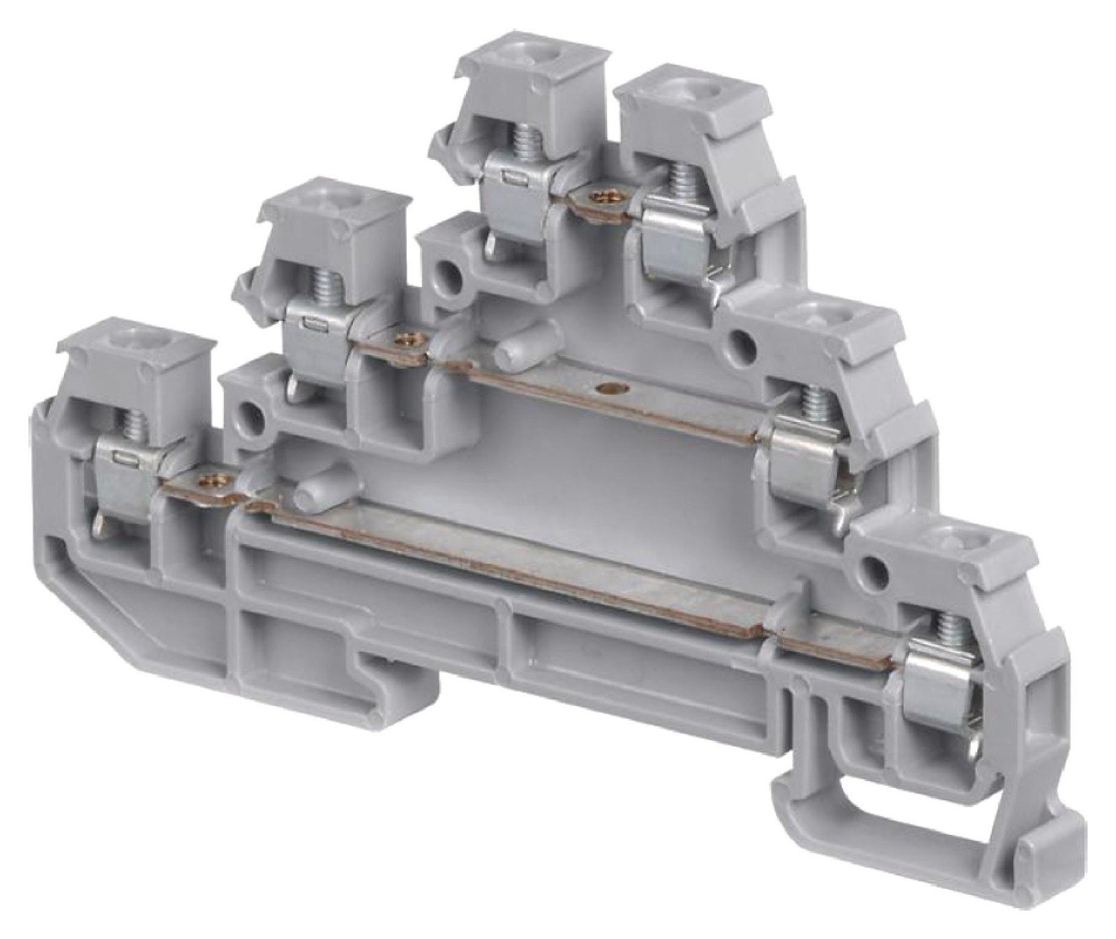 Entrelec - Te Connectivity 1Sna115541R1100 Terminal Block, Din Rail, 6Pos, 20-12Awg