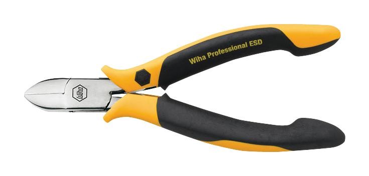 Wiha 26832 Diagonal Cutter, Flush, 2Mm, 115Mm, Esd