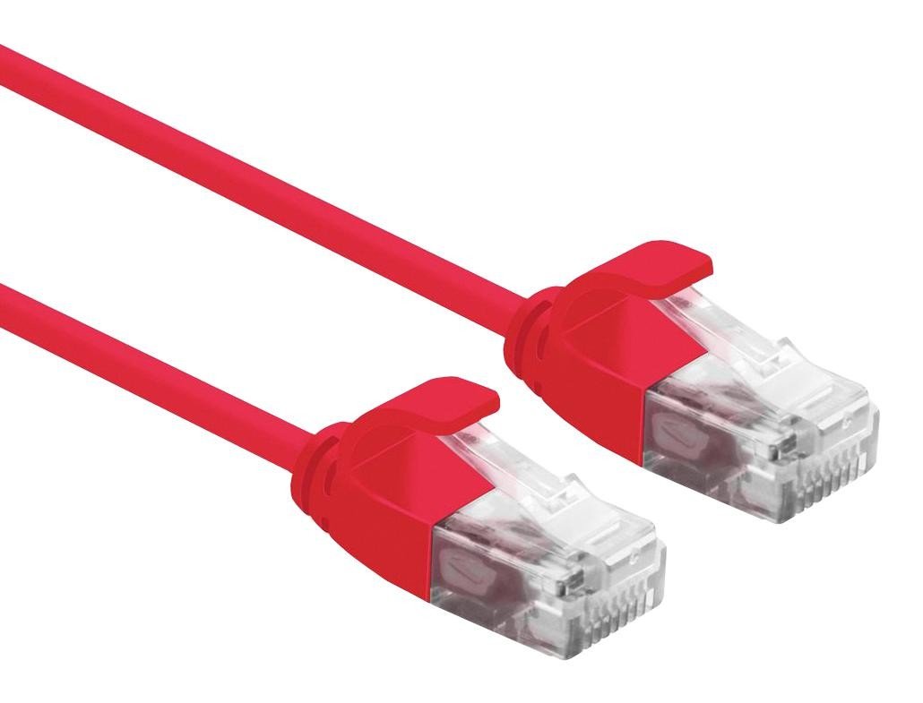 Roline 21.15.3912 Patch Cord, Rj45 Plug-Plug, 500Mm, Red