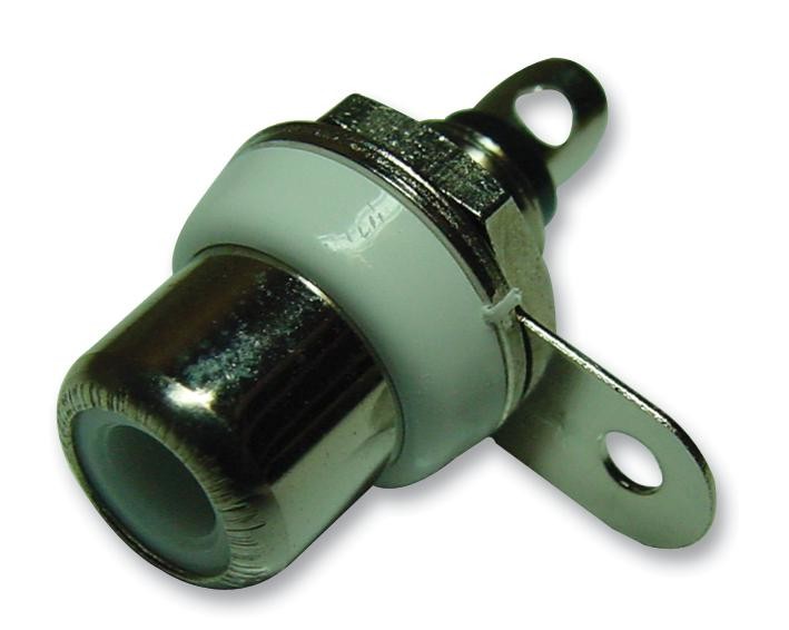 Pro Signal Psg08301 Phono Socket, White/nickel