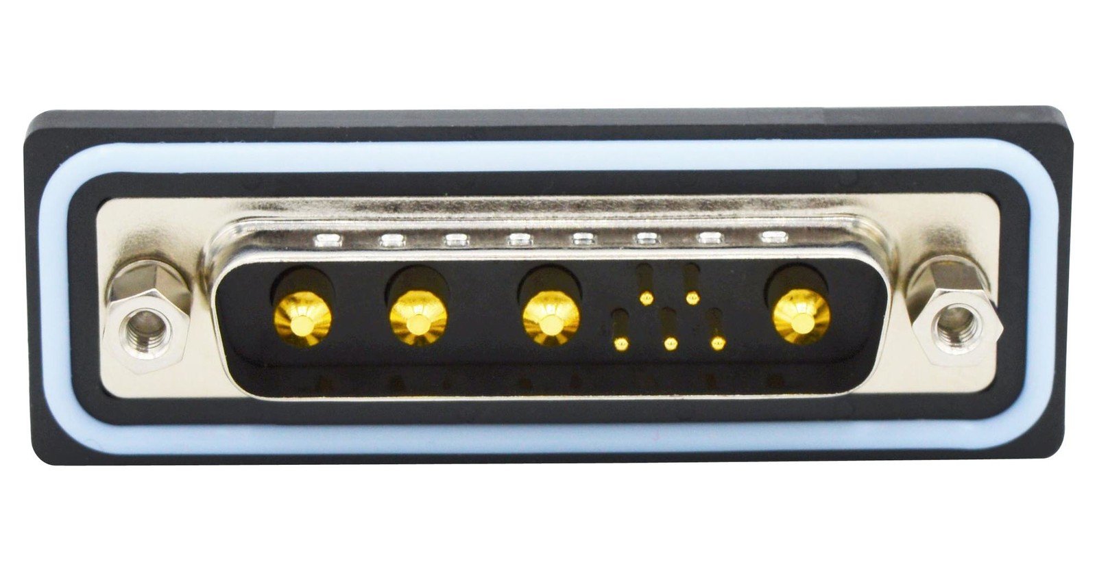 Norcomp Cdfv9W4113L451 Combo D-Sub Conn, Plug, Db-9W4, Solder