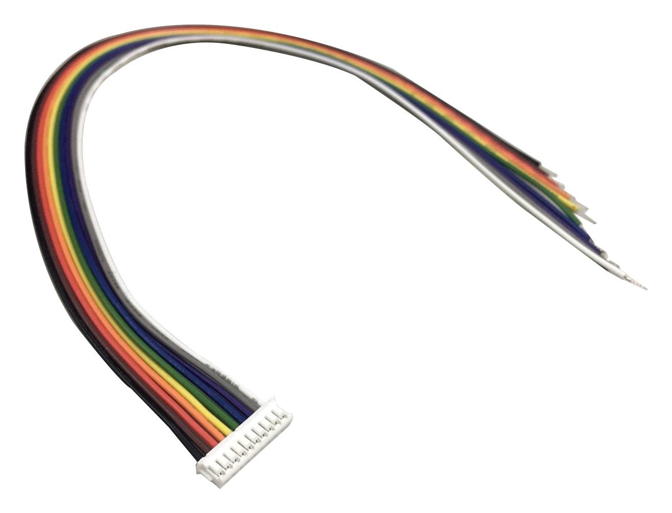 Multicomp Pro Mp004796 Cable Assy, 10P Wtb Rcpt-Free End, 300Mm