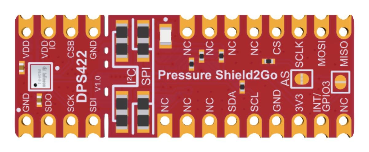 Infineon S2Gopressuredps422Tobo1 Eval Board, Barometric Pressure Sensor