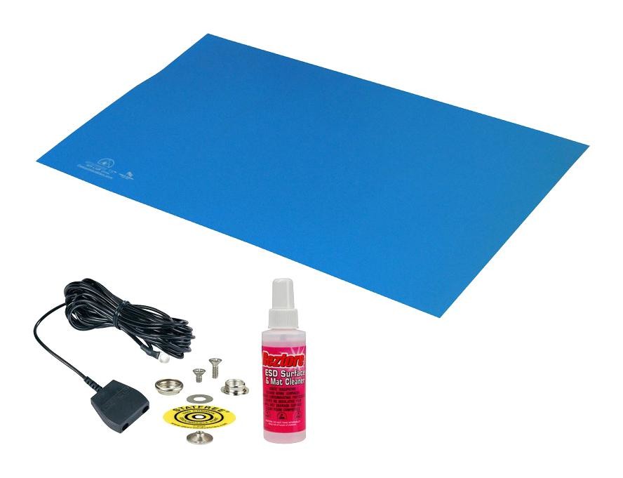 Desco 66428. Mat Kit, Rubber, Blue, 24