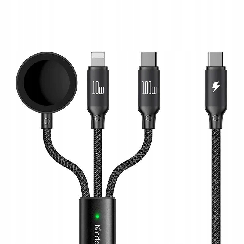 Mcdodo CA-4940 Usb-c Lightning kabel 3v1