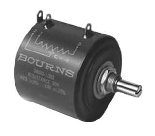 Bourns 3400S-1-204L Wirewound Potentiometer, 200Kohm, 3%, 5W