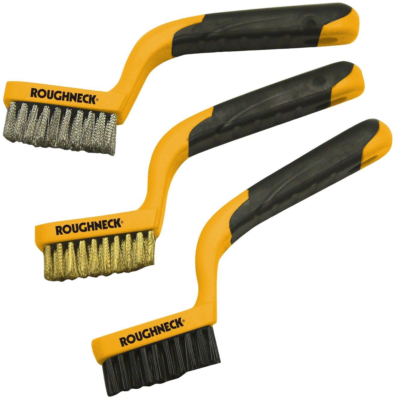 Roughneck 52-010 Wire Brush Set, Narrow, 3Pc