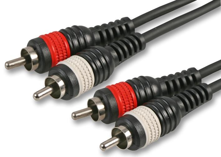 Pulse Pls00171 2X Phono Lead, 0.3M