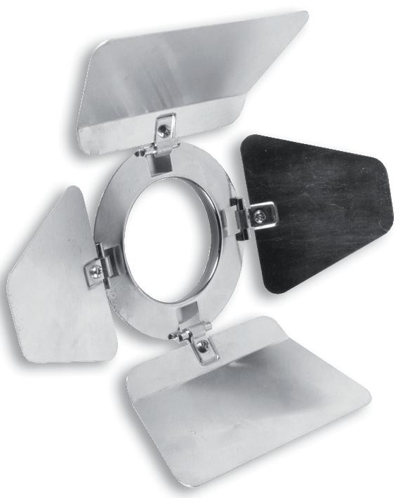 Pulse Par16-Bd-Cr Barndoor, Par16, Polished