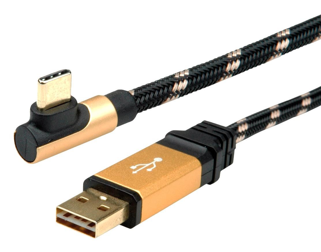 Roline 11.02.9062 Usb Cable, 2.0 A Plug-C Plug, 3M