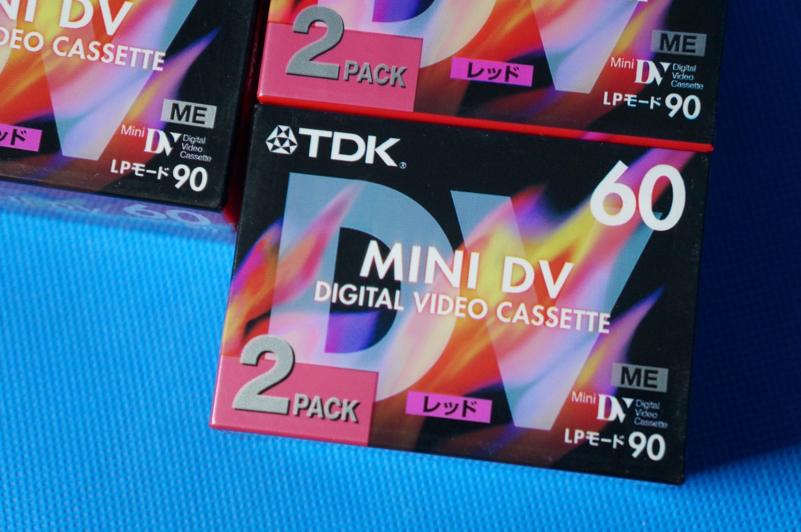 2x Kaseta pro kamery Tdk DV DVM60 Mini DV DVM60TMEBUS Duo-pak