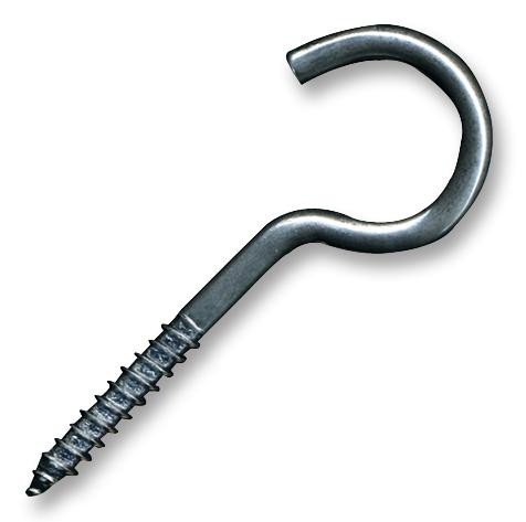 Forgefix 10Sh6010 Screw Hook, 60Mmx10G (Pk10)