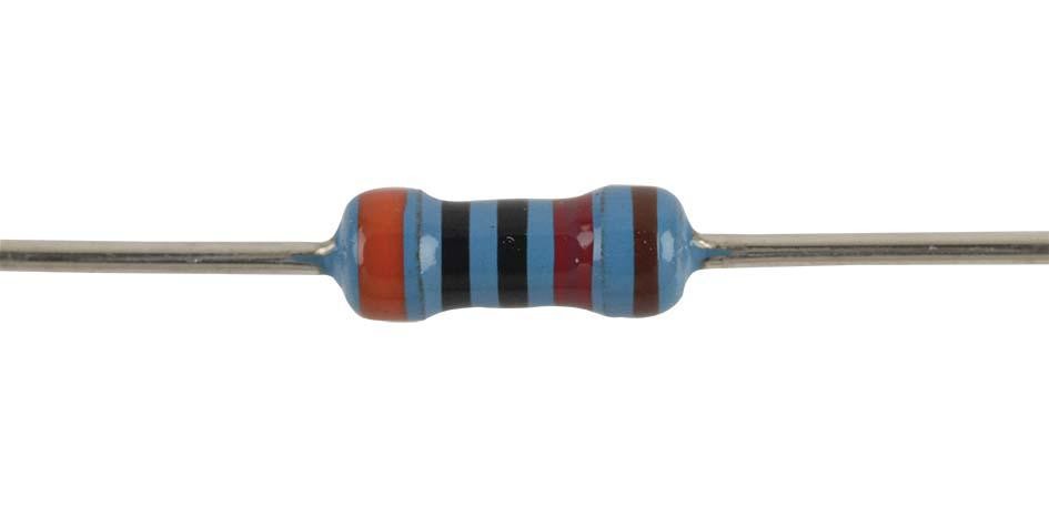 Multicomp Pro Mcmf0W4Ff3002A50 Metal Film Resistor, 30Kohm, 250Mw, 1%