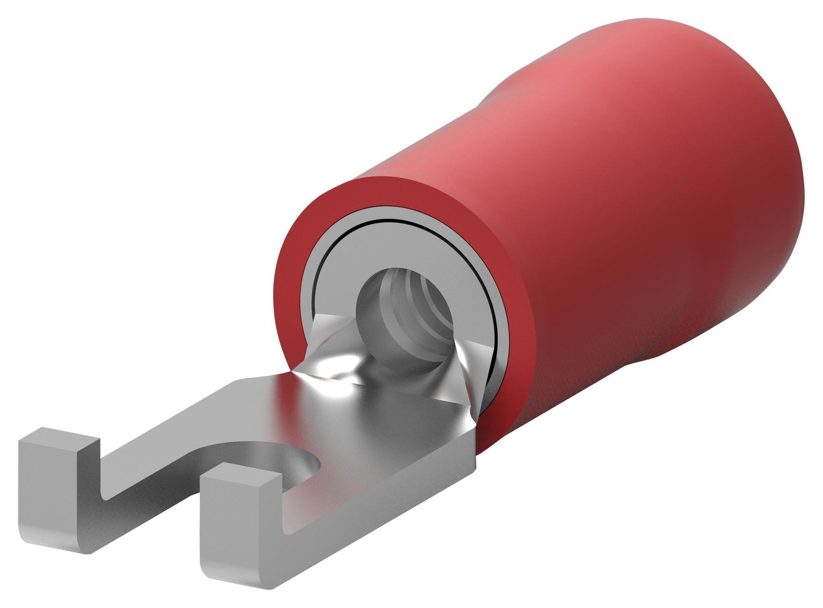 Amp - Te Connectivity 324608 Terminal, Spade Tongue, #2, Red