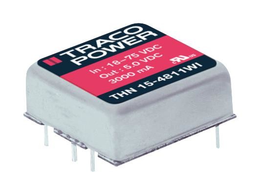Traco Power Thn 15-4811Wi-A1 Dc-Dc Converter, 5V, 3A
