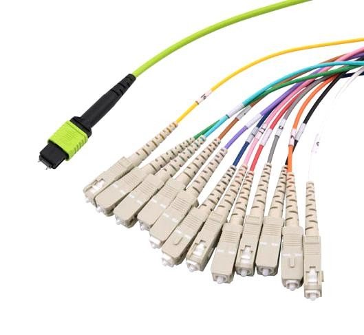 L-Com Mpm12Om5-Scz-3 Fibre Cord, Mpo Plug-Sc, Mm, 3M