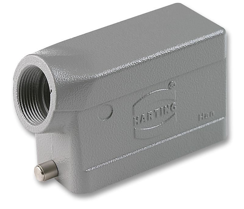 Harting 0930 016 1540 Hood, Han16B, Side Entry, Pg21, Lc