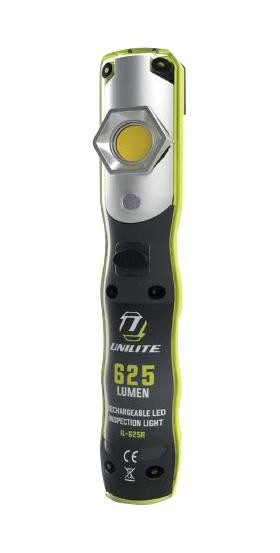 Unilite International Il-625R Inspection Light Torch, 625Lm, Li-Ion