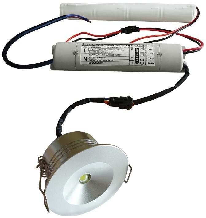 Eterna Ldlem3 Led Emergency Downlight 1.5W