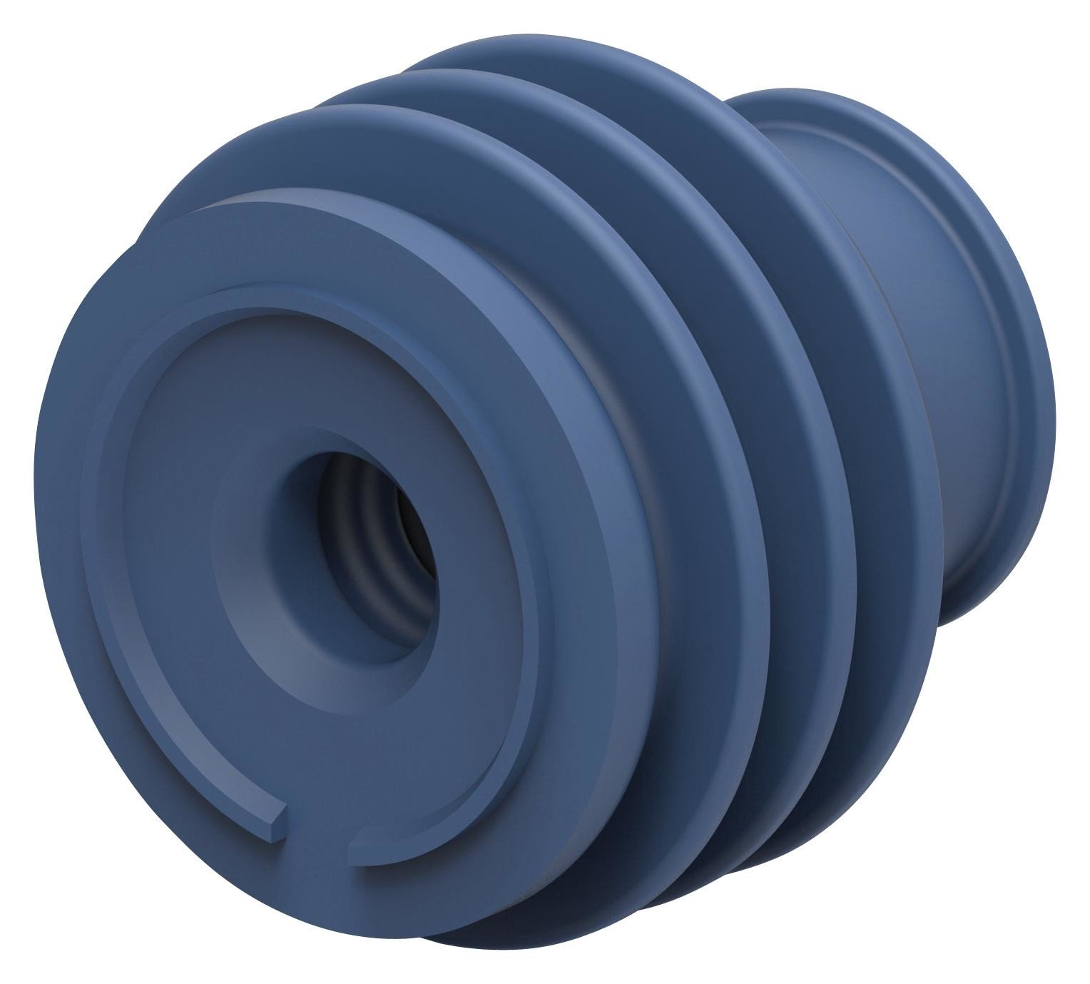 Amp - Te Connectivity 1355437-2 Single Wire Seal, Silicone, Blue