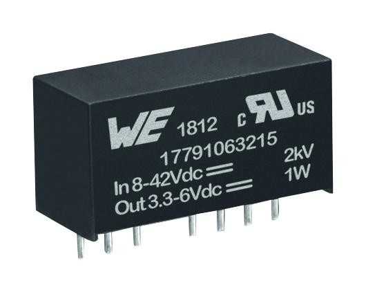 Wurth Elektronik 17791063215 Dc-Dc Converter, 6V, 0.3A