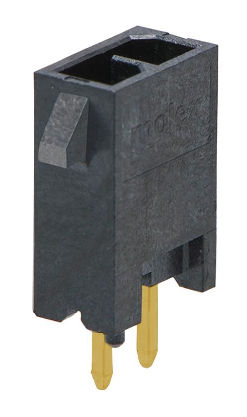 Molex 206832-0202 Connector, Header, 2Pos, 2Row
