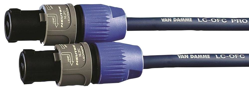 Van Damme 102-672-363 Speakon Lead, 2X2.5Mm, 20M, Blue