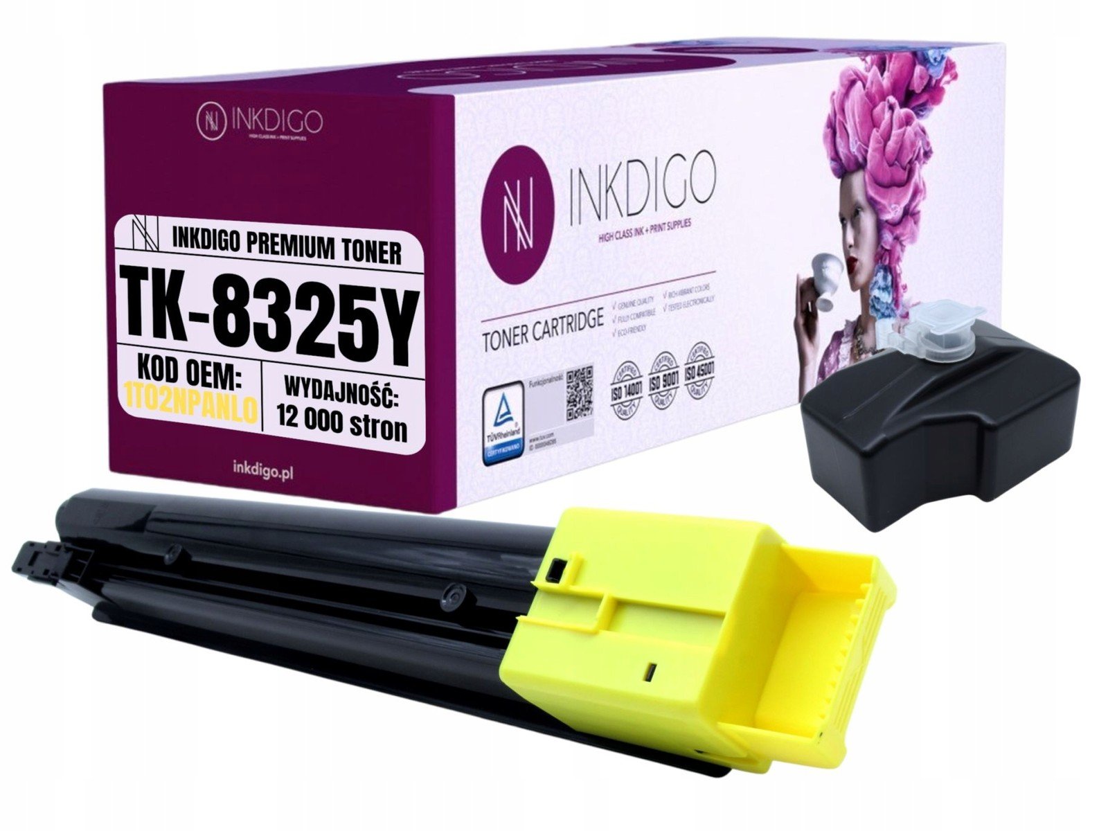 Toner do tiskáren Kyocera TASKalfa 2551 ci náhradní TK8325Y